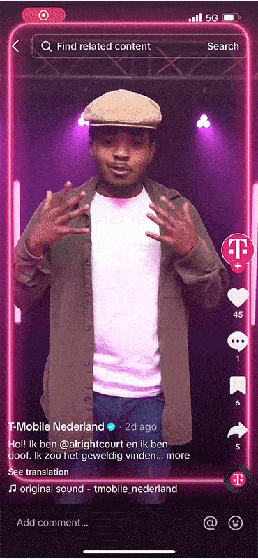 T-Mobile TikTok Sign Dance - Merter Inci Creative digital design concept art direction